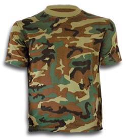 Camiseta Camuflaje verde